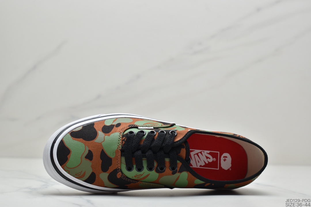 150 万斯Vans Authentic 经典安娜海姆 4孔低帮硫化滑板鞋休闲板鞋