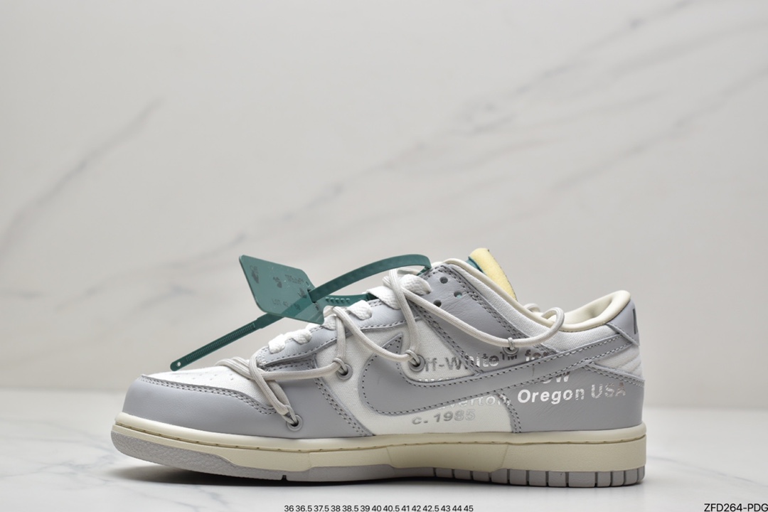 280 Off-White x Nike Dunk Low NO.3白鞋带 蓝扣DM1602-118