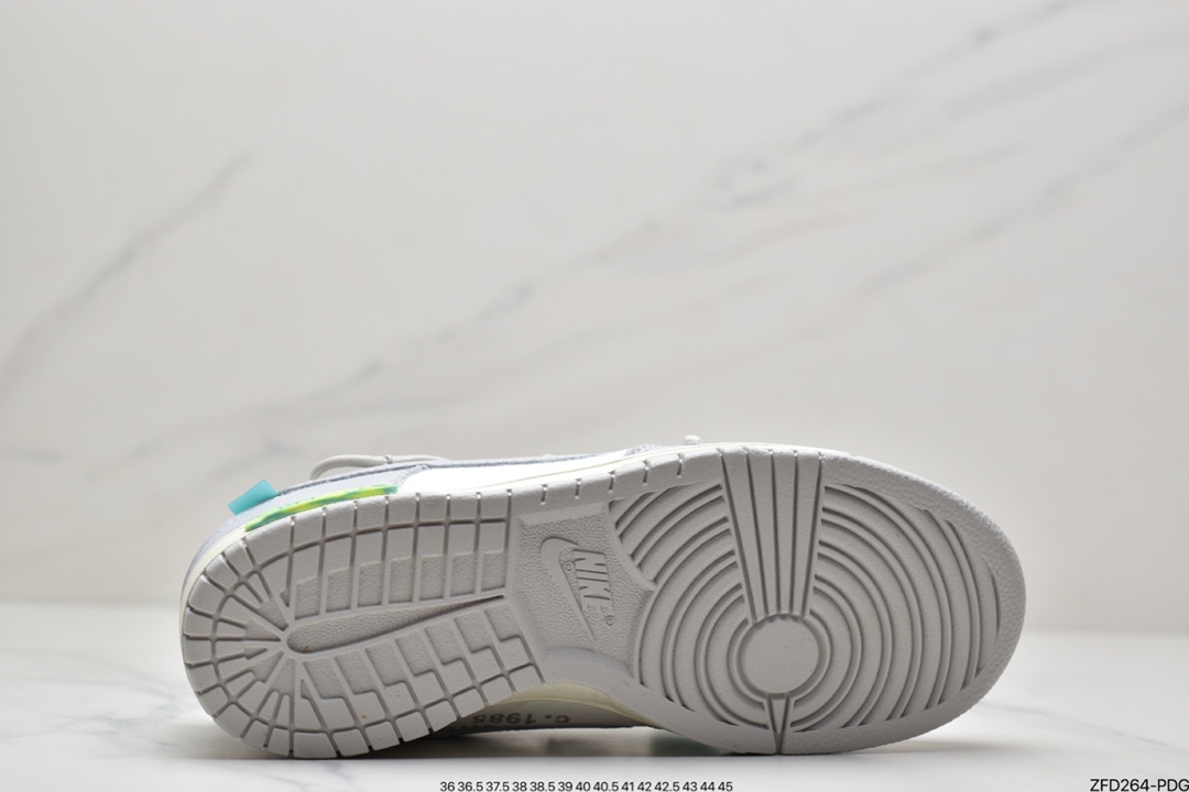 280 Off-White x Nike Dunk Low NO.3白鞋带 蓝扣DM1602-118