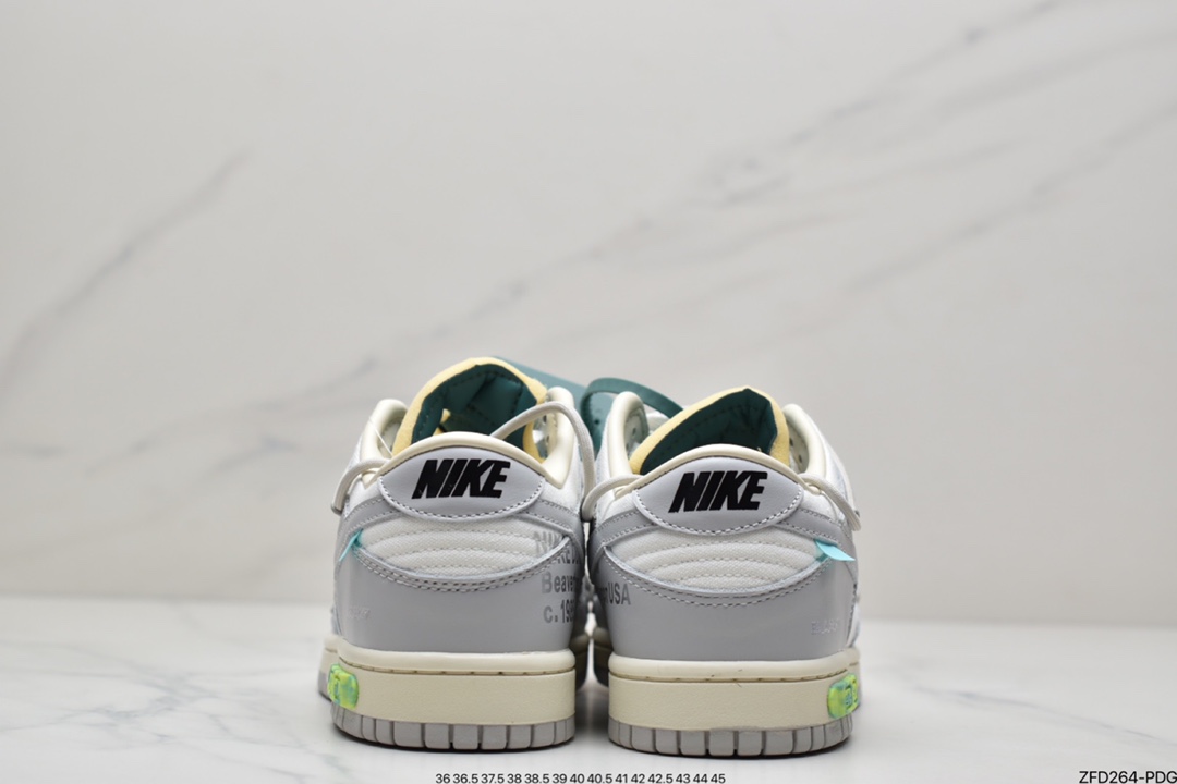280 Off-White x Nike Dunk Low NO.3白鞋带 蓝扣DM1602-118