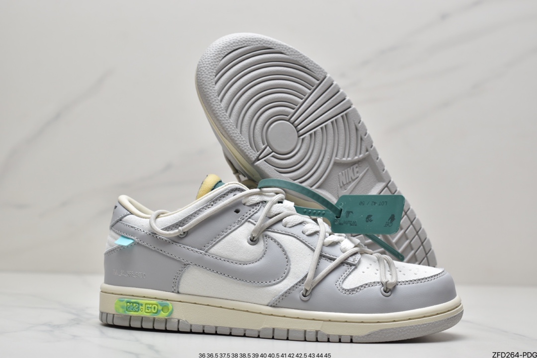 280 Off-White x Nike Dunk Low NO.3白鞋带 蓝扣DM1602-118
