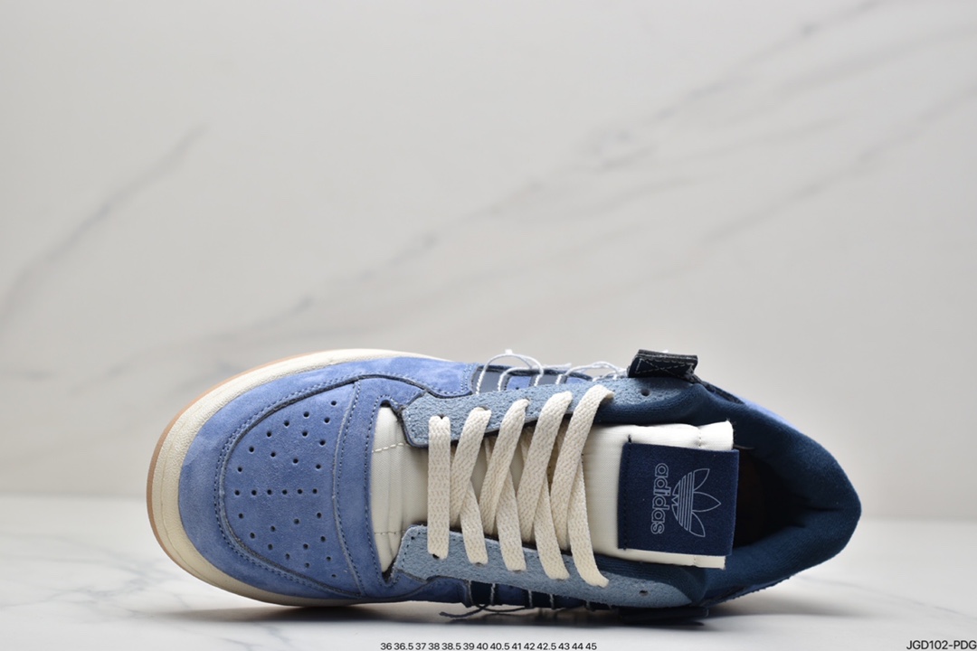 180 阿迪达斯Adidas Forum 84 Low OG “Bright Blue” 低帮百搭潮流休闲运动板鞋GW0299