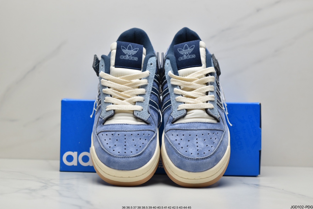 180 阿迪达斯Adidas Forum 84 Low OG “Bright Blue” 低帮百搭潮流休闲运动板鞋GW0299