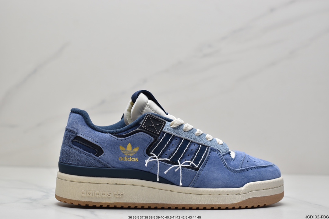180 阿迪达斯Adidas Forum 84 Low OG “Bright Blue” 低帮百搭潮流休闲运动板鞋GW0299