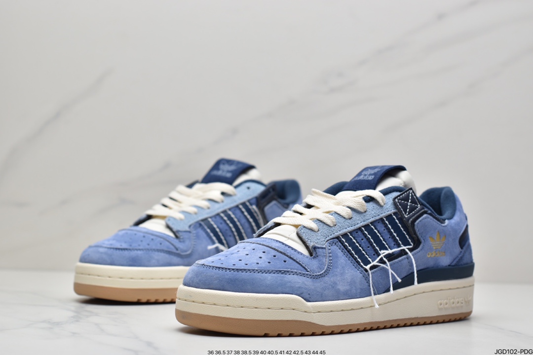 180 阿迪达斯Adidas Forum 84 Low OG “Bright Blue” 低帮百搭潮流休闲运动板鞋GW0299