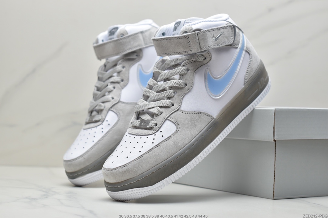 260 耐克Nike Air Force 1 ’07 MID 空军中帮休闲板鞋BC9925-102