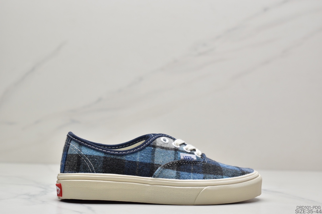 110 万斯Vans Authentic 经典安娜海姆 4孔低帮硫化滑板鞋休闲板鞋