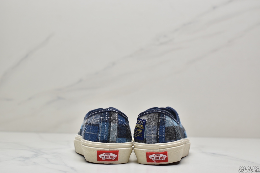 110 万斯Vans Authentic 经典安娜海姆 4孔低帮硫化滑板鞋休闲板鞋