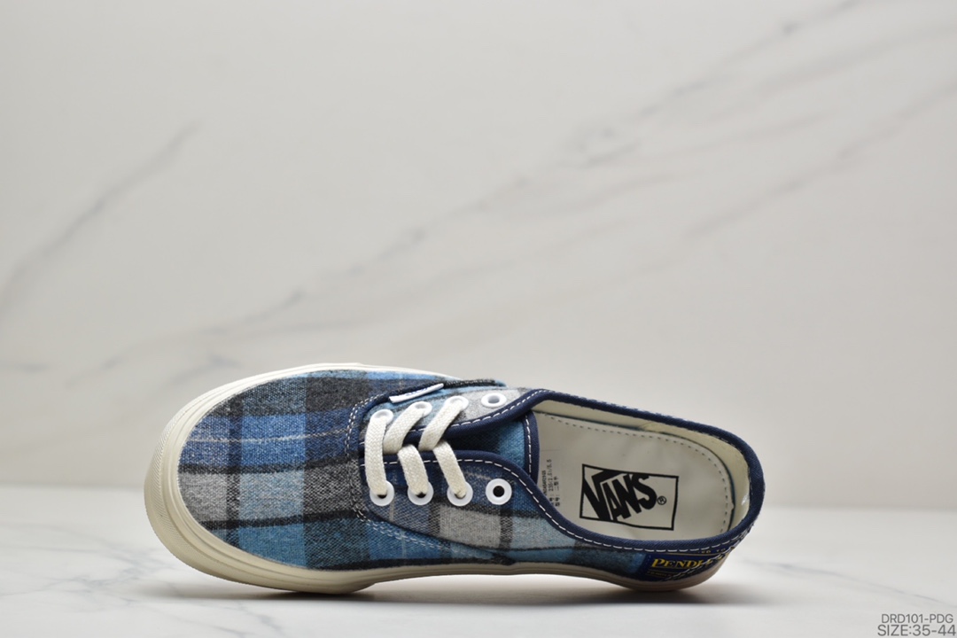 110 万斯Vans Authentic 经典安娜海姆 4孔低帮硫化滑板鞋休闲板鞋