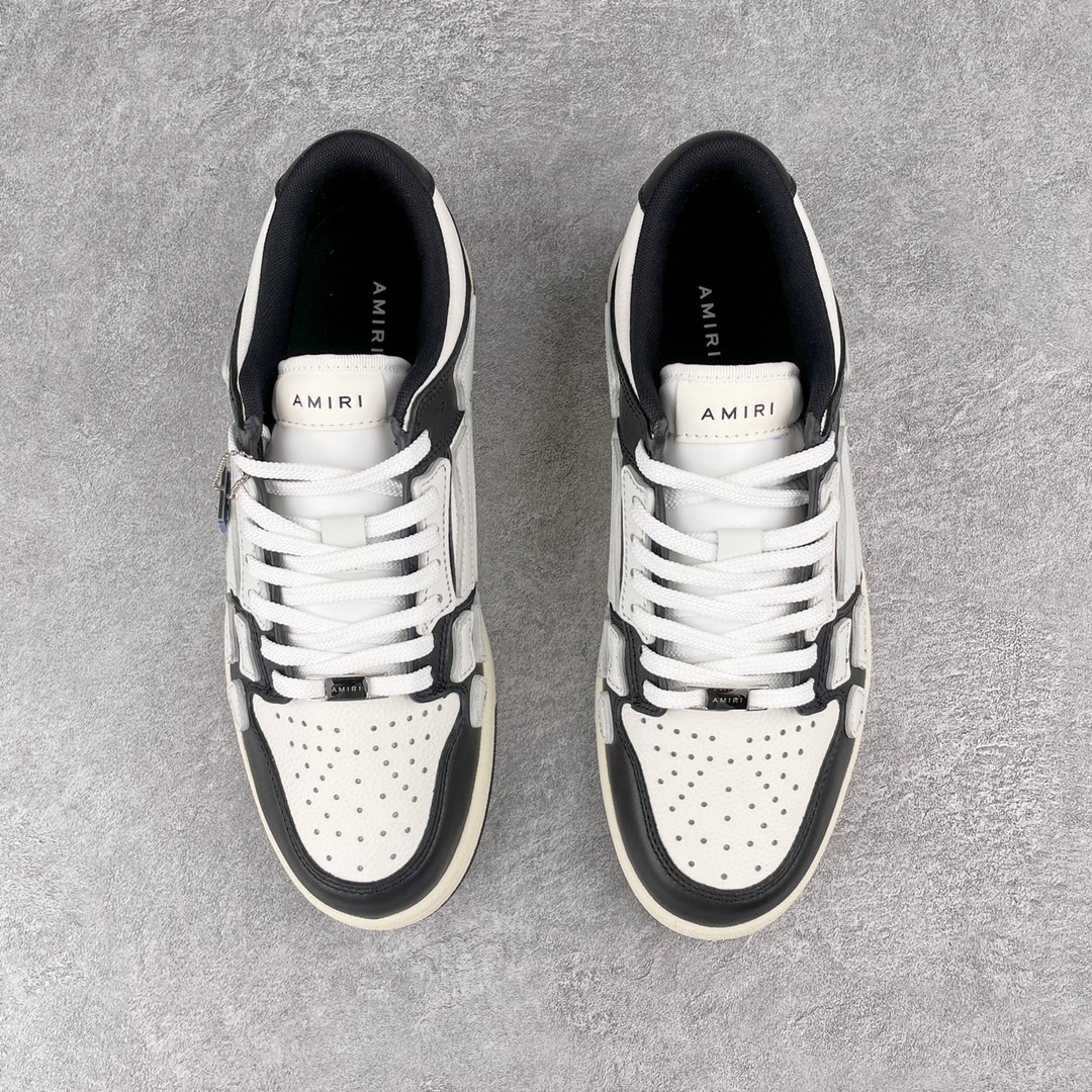＃渠道版 AMIRI Skel Top Low Sneakers 洛杉矶街头之王 高奢·埃米尔 骨骼低帮