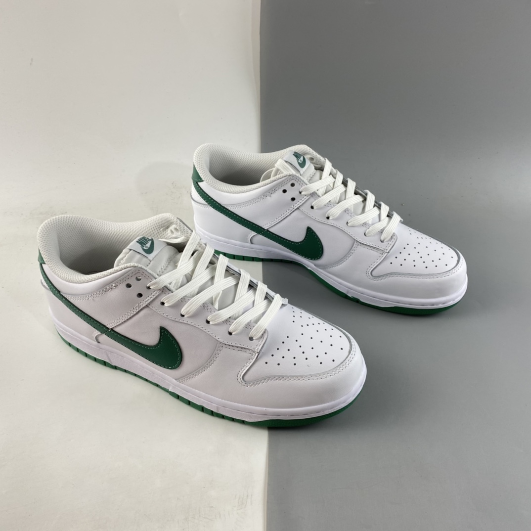 P300  NIKE SB Dunk Low 白绿凯尔特人休闲运动滑板板鞋 DD1503-112
