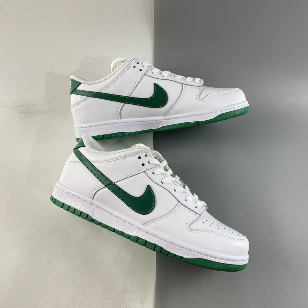 P300  NIKE SB Dunk Low 白绿凯尔特人休闲运动滑板板鞋 DD1503-112
