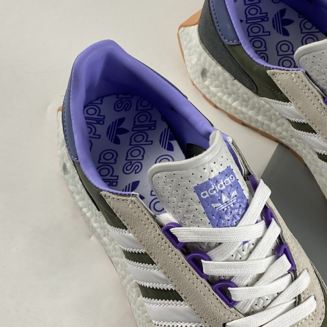 P160  Adidas  Retropy E5 爆米花中底复古运动休闲跑步鞋 GY1034