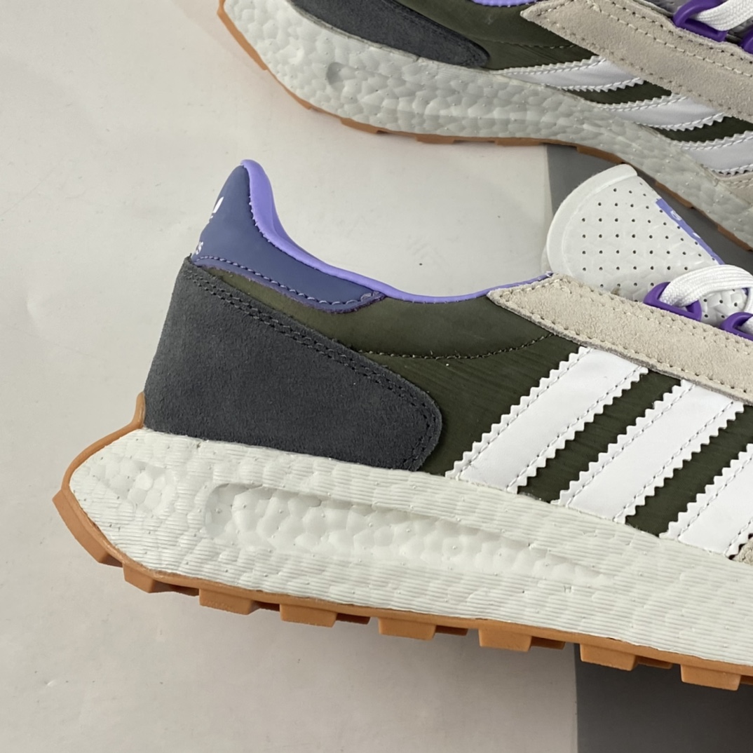 P160  Adidas  Retropy E5 爆米花中底复古运动休闲跑步鞋 GY1034