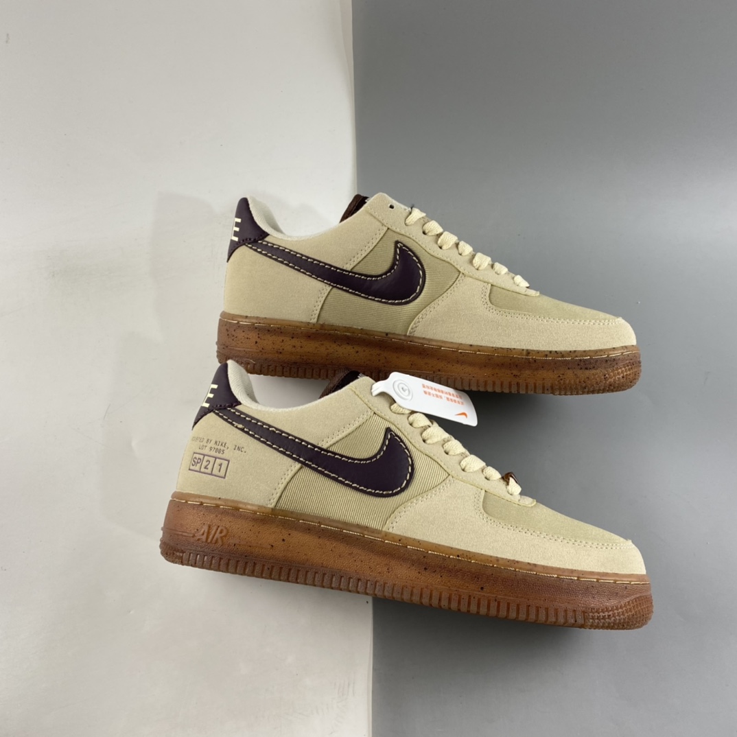 P200 NIKE Air Force 1 Low Coffee耐克AF1 DD5227-234