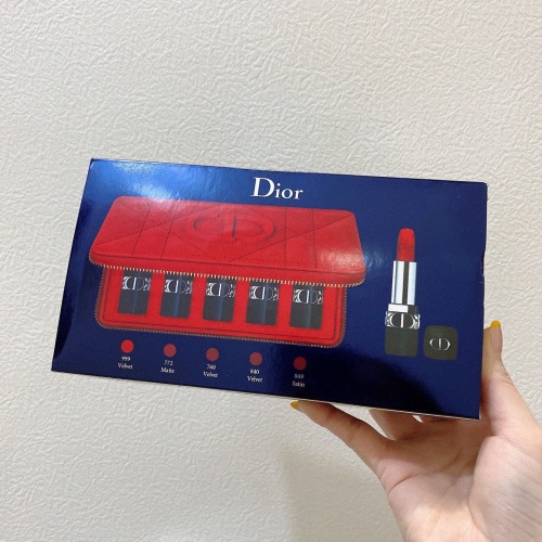 Dior Rouge Lipstick Couture Collection - Limited Edition Holiday Set 1 Dior Rouge Lipstick Couture Collection - Limited Edition Holiday Set