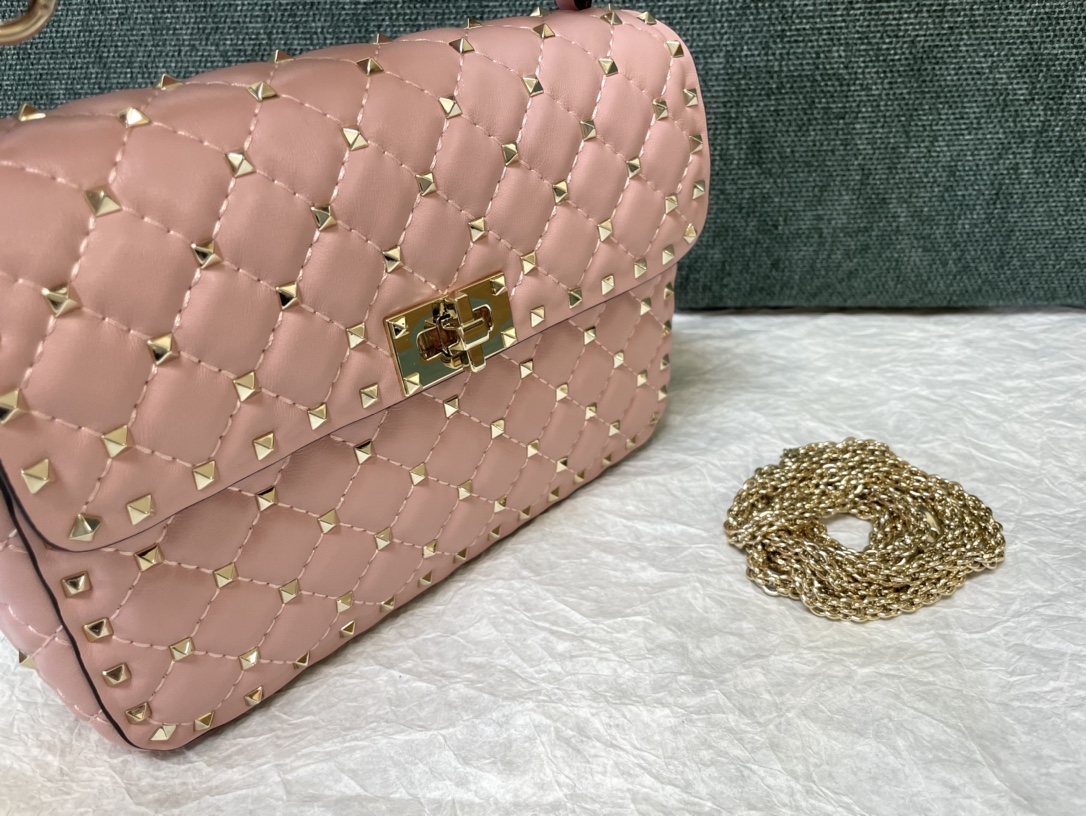 Valentino华伦天奴顶级羊皮肩背包0123