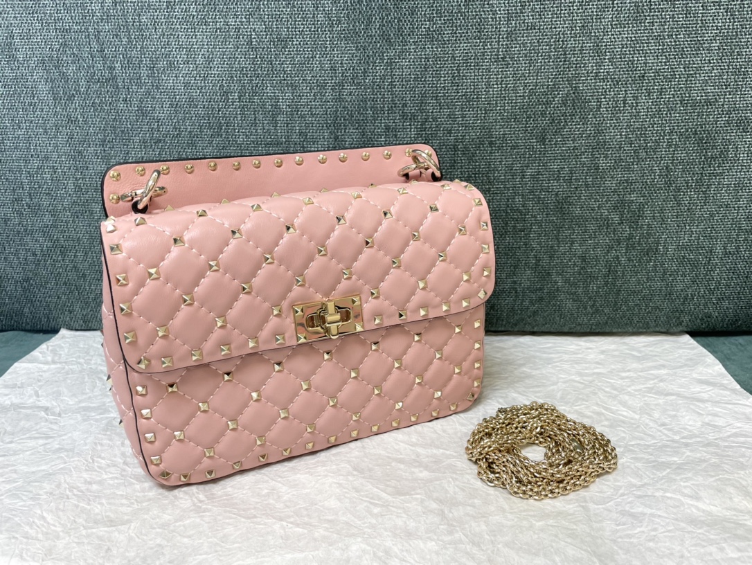 Valentino华伦天奴顶级羊皮肩背包0123