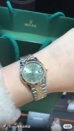 The highest quality fake
 Rolex Watch Green Women