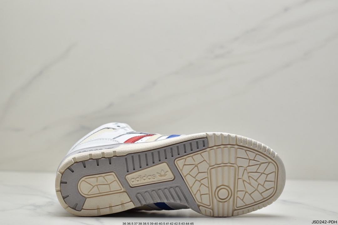 200 阿迪达斯Adidas Rivalry 三叶草高帮全新经典复古板鞋 BD8021