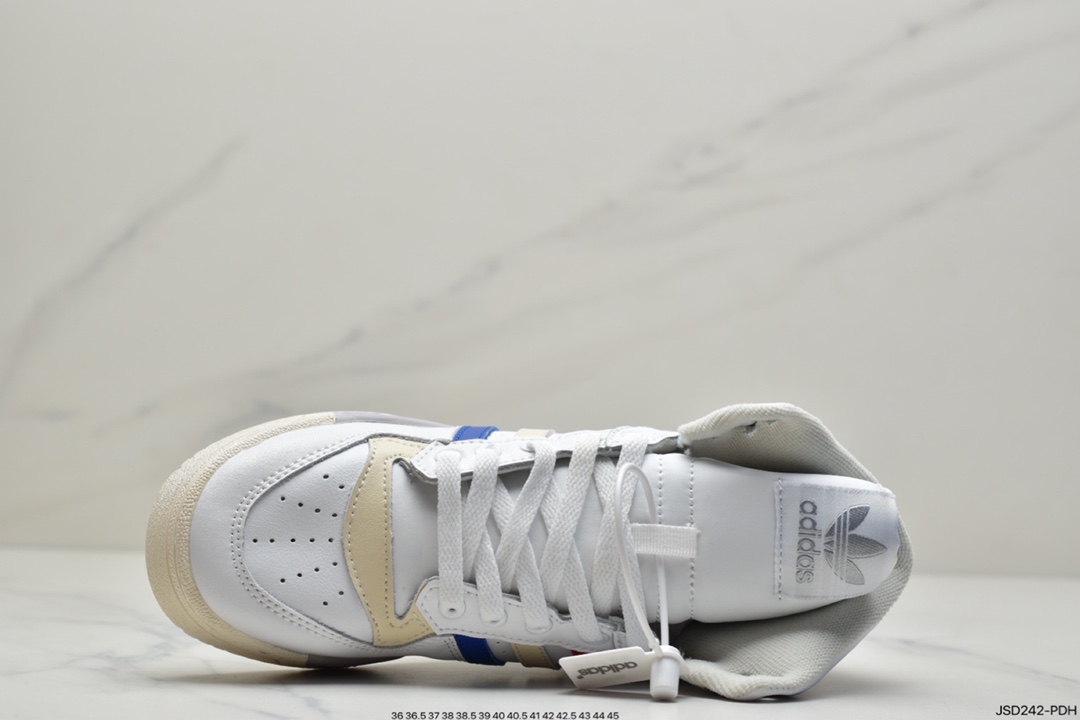 200 阿迪达斯Adidas Rivalry 三叶草高帮全新经典复古板鞋 BD8021
