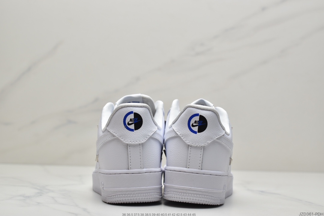 140 耐克 Air Force 1 Low ’泫雅同款四钩AF1白蓝空军1号板鞋CT1990-100