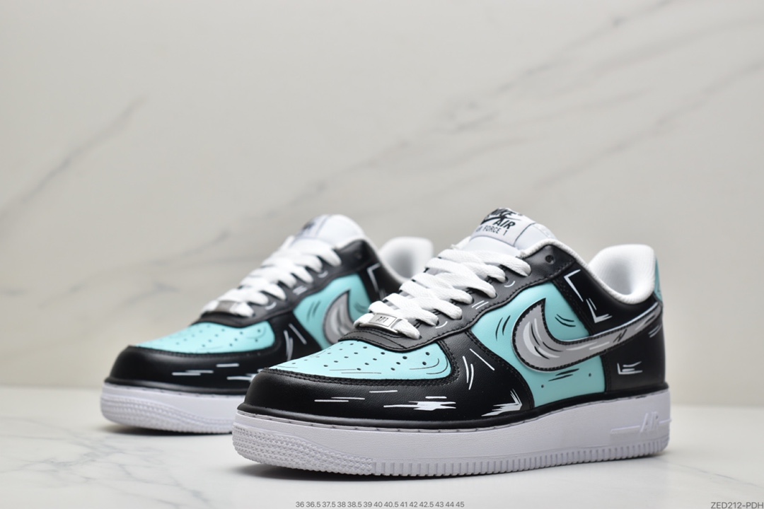 260 二次元主题 NIKE Air Force 1 Low’07空军一号低帮休闲板鞋CW2288-213