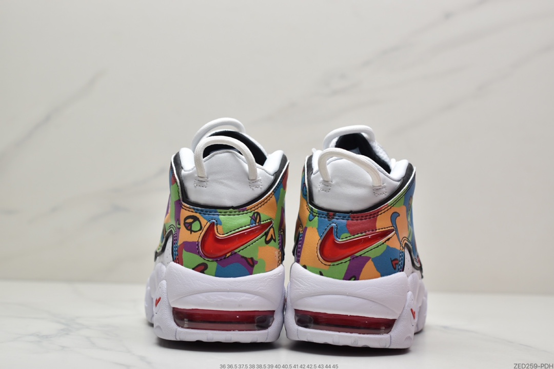 250 耐克Nike Air More Uptempo ’96 OG 皮蓬大AIR 多彩涂鸦配色DM8150-100