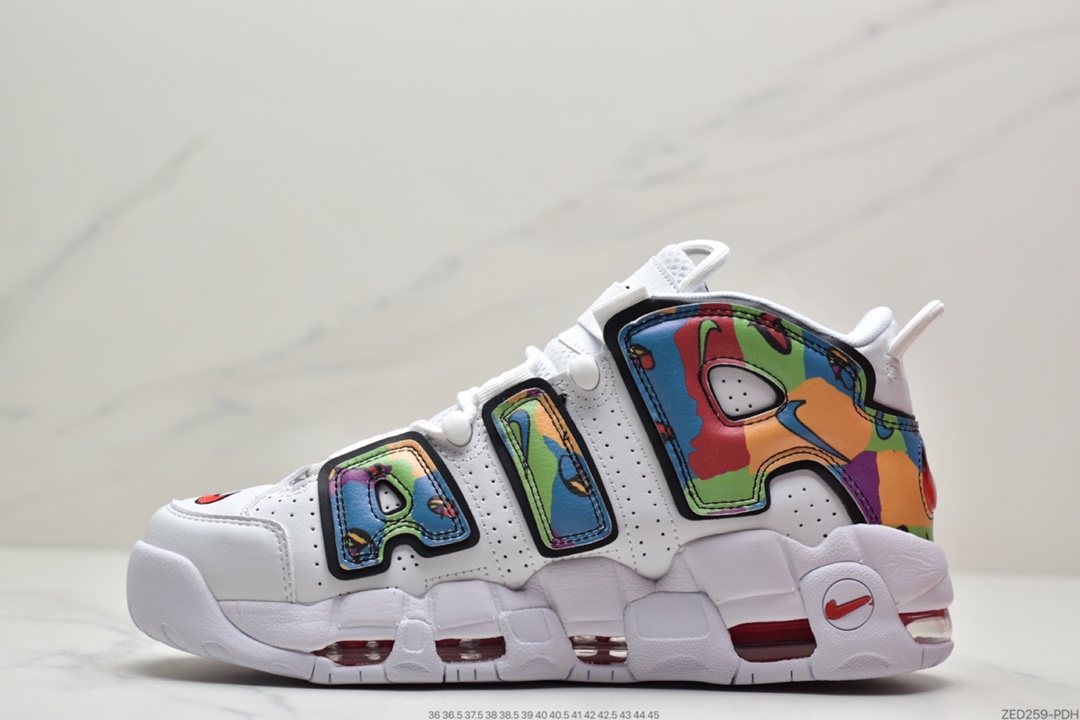 250 耐克Nike Air More Uptempo ’96 OG 皮蓬大AIR 多彩涂鸦配色DM8150-100