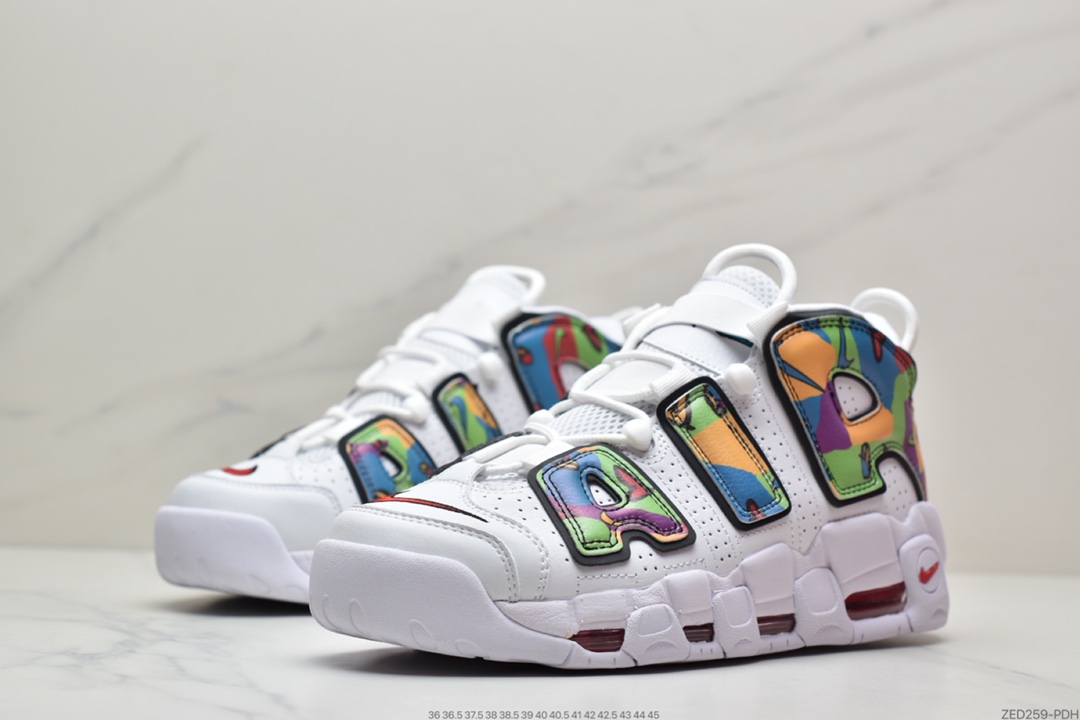 250 耐克Nike Air More Uptempo ’96 OG 皮蓬大AIR 多彩涂鸦配色DM8150-100