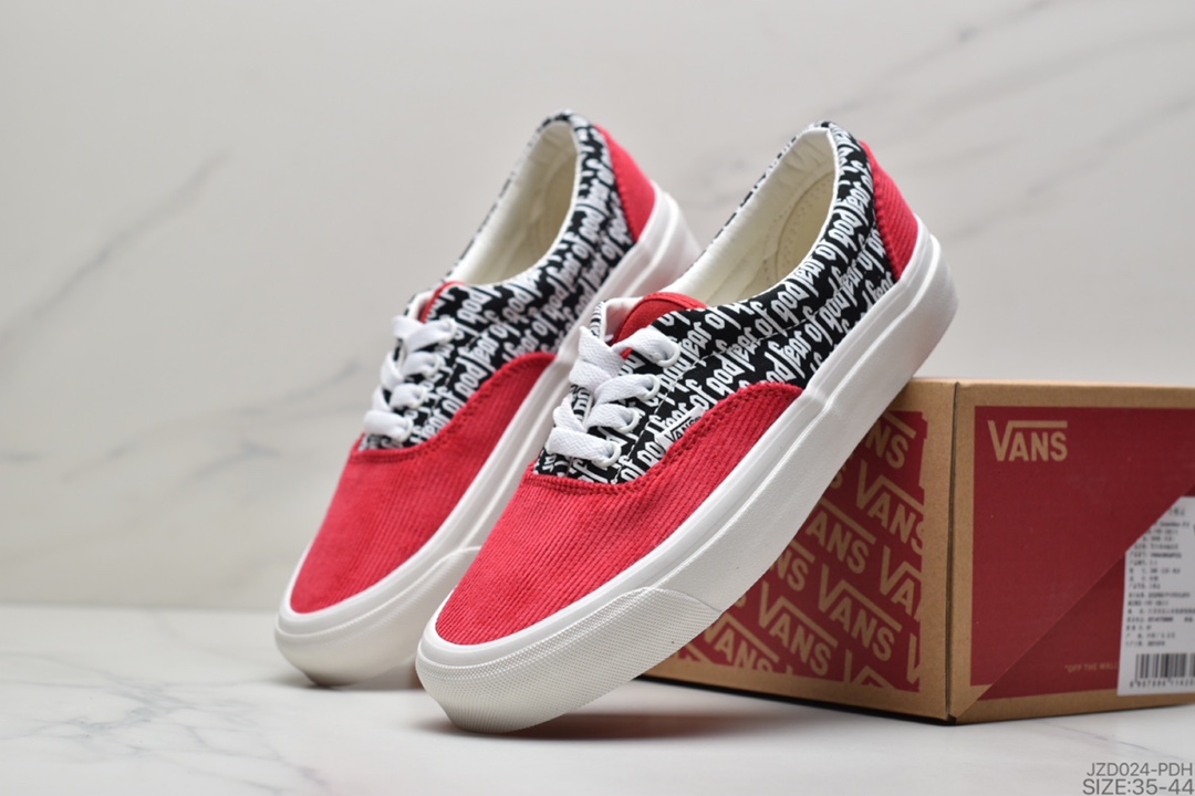 140 万斯美潮高奢品牌·敬畏上帝Fear of God x Vans Vault UA ERA 95 DX”Red”高端支线PICO902-ZXL