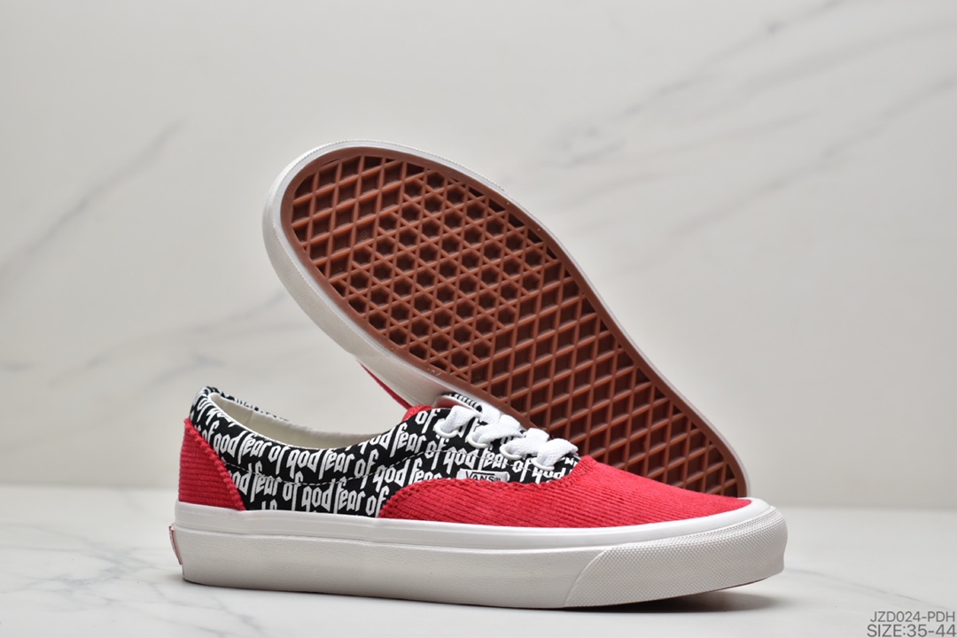 140 万斯美潮高奢品牌·敬畏上帝Fear of God x Vans Vault UA ERA 95 DX”Red”高端支线PICO902-ZXL