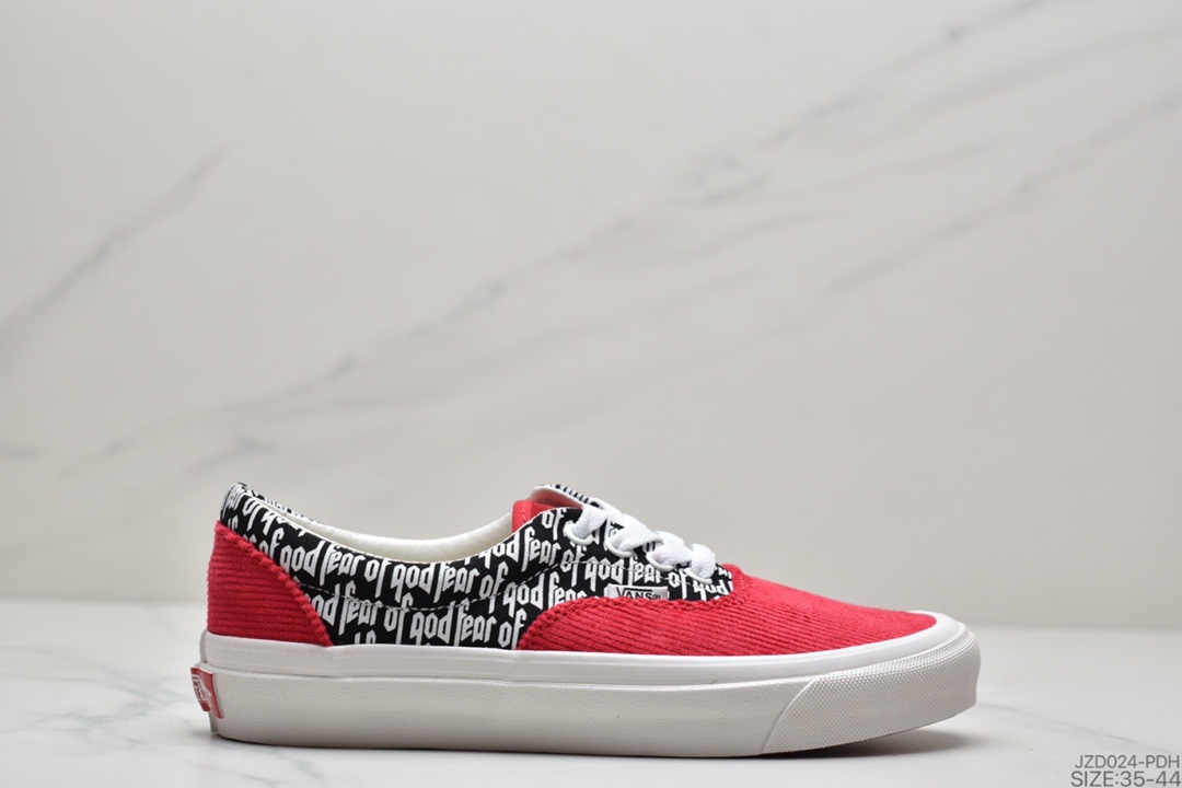 140 万斯美潮高奢品牌·敬畏上帝Fear of God x Vans Vault UA ERA 95 DX”Red”高端支线PICO902-ZXL