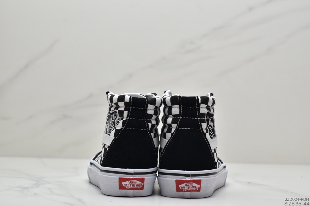 140 万斯 Vans Sk8 Hi Flame 范斯男女鞋经典款高帮潮流滑板鞋
