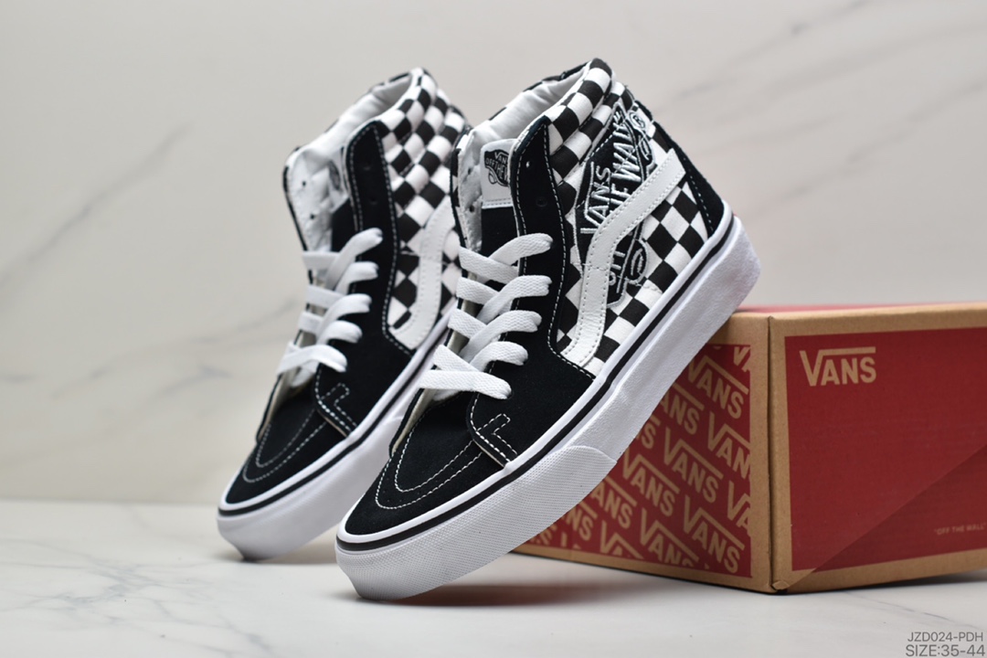 140 万斯 Vans Sk8 Hi Flame 范斯男女鞋经典款高帮潮流滑板鞋