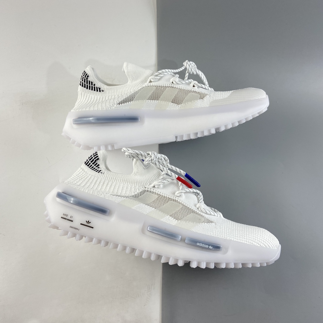 P320 Adidas NMD S_1 Edition ”Cloud White” S_1系列袜套式运动休闲跑步鞋 GZ7900-莆田鞋,莆田鞋货源,高仿鞋,高仿鞋货源,安福档口,莆田高仿鞋,莆田鞋批发,高仿鞋批发,莆田高仿运动鞋,高仿运动鞋,莆田运动鞋 P320 Adidas NMD S_1 Edition ”Cloud White” S_1系列袜套式运动休闲跑步鞋 GZ7900
