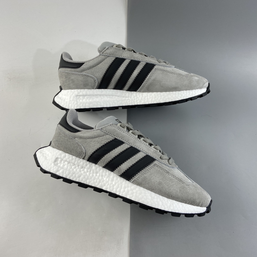 P200  Adidas  Retropy E5 爆米花中底复古运动休闲跑步鞋 GW7455