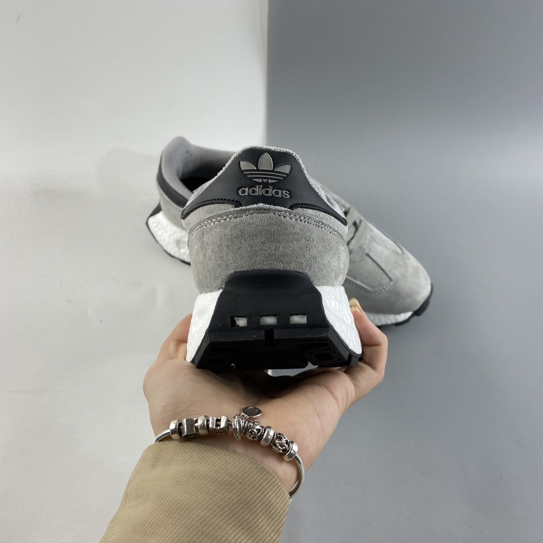 P200  Adidas  Retropy E5 爆米花中底复古运动休闲跑步鞋 GW7455