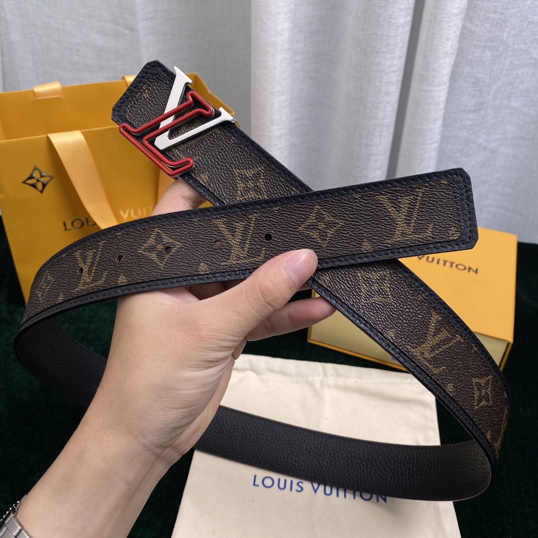 Is it illegal to buy dupe
 Louis Vuitton AAA+
 Belts Black Men Monogram Eclipse