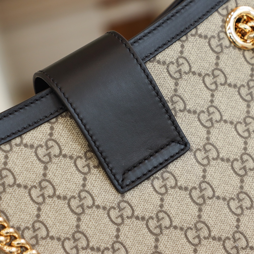 GUCCI 𝐏𝐚𝐝𝐥𝐨𝐜𝐤系列中号肩背包 479197黑色