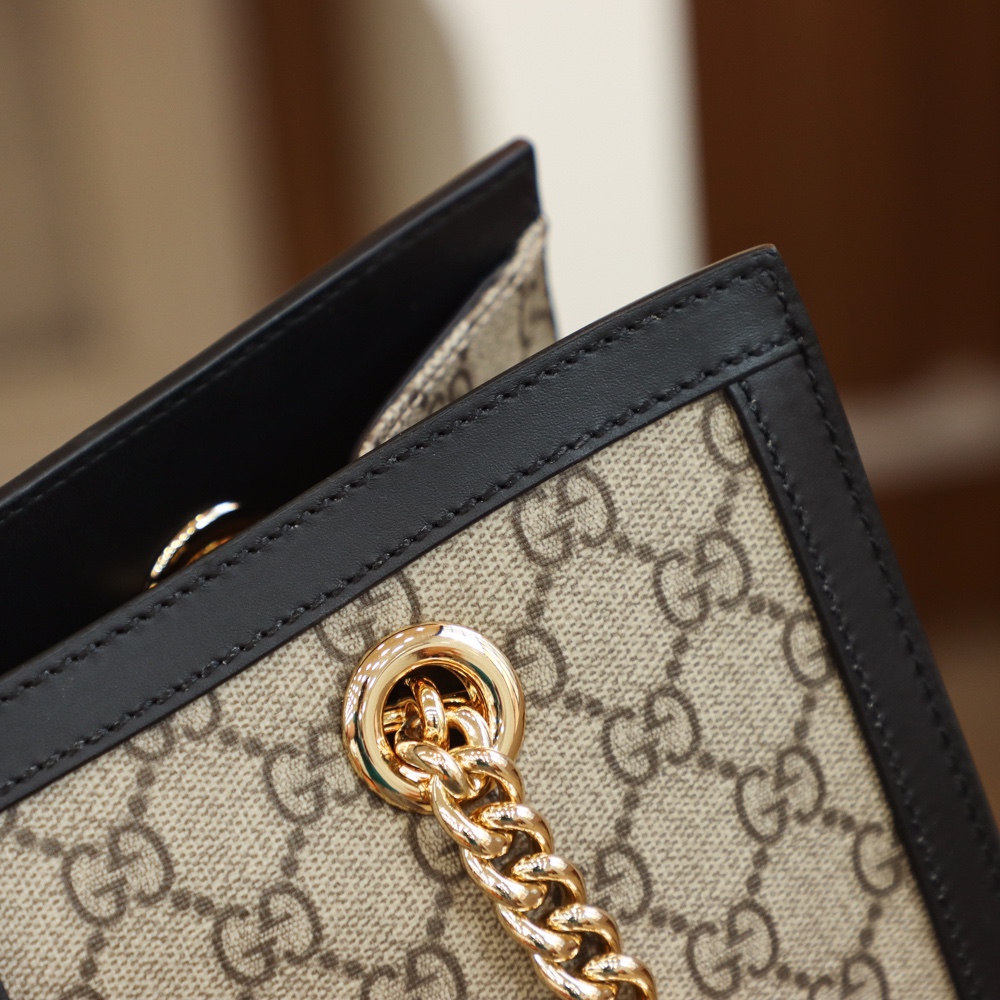 GUCCI 𝐏𝐚𝐝𝐥𝐨𝐜𝐤系列中号肩背包 479197黑色