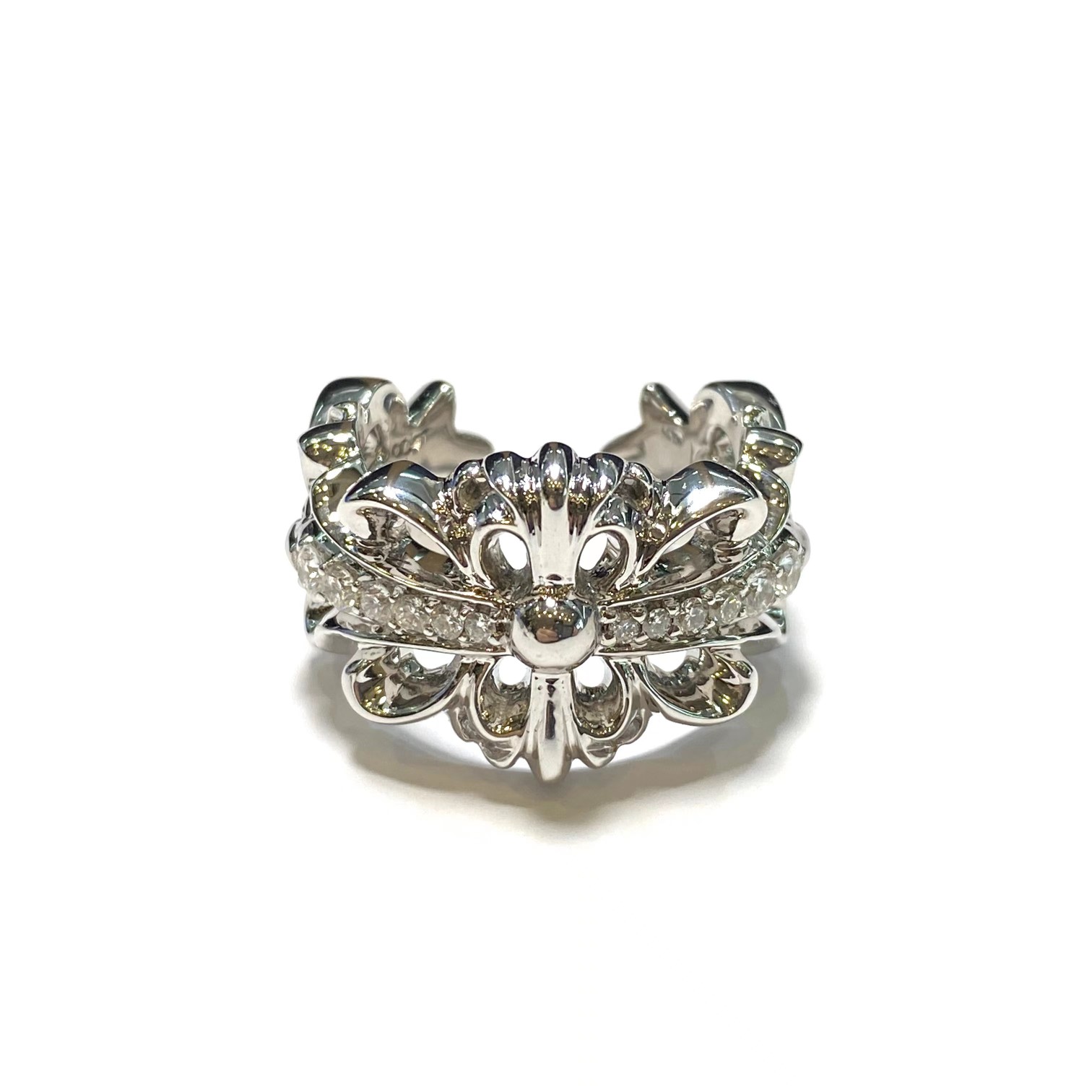 Chrome Hearts 真金真钻𝐂𝐡𝐫𝐨𝐦𝐞 𝐡𝐞𝐚𝐫𝐭𝐬 克罗心18𝐤金