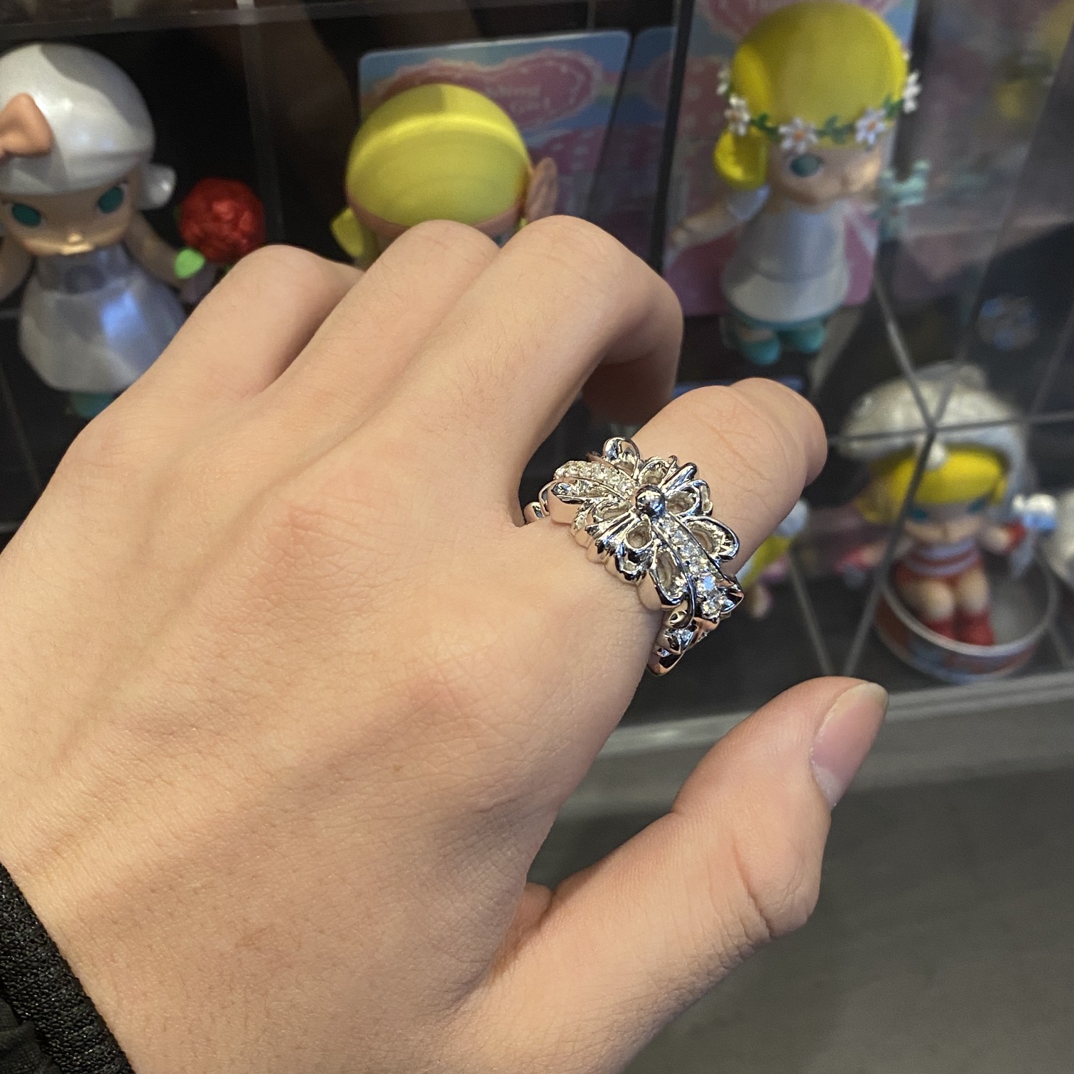 Chrome Hearts 真金真钻𝐂𝐡𝐫𝐨𝐦𝐞 𝐡𝐞𝐚𝐫𝐭𝐬 克罗心18𝐤金