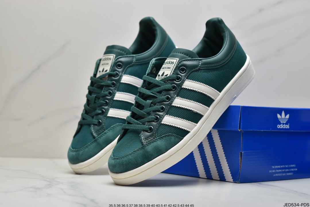 150 阿迪达斯adidas Originals Americana Low  复古百搭休闲运动板鞋EF2510