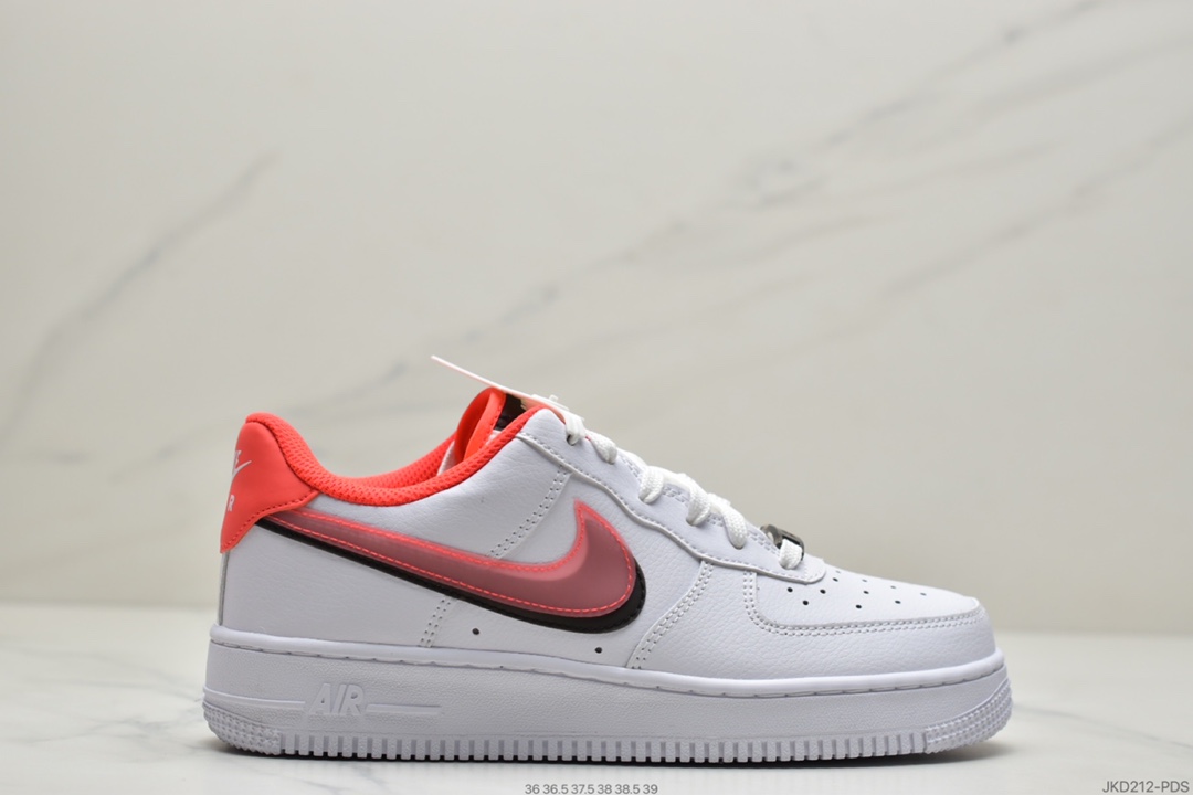 160 耐克Nike Air Force1 Low White pink blue “3D眼镜红蓝粉”CW1574-100