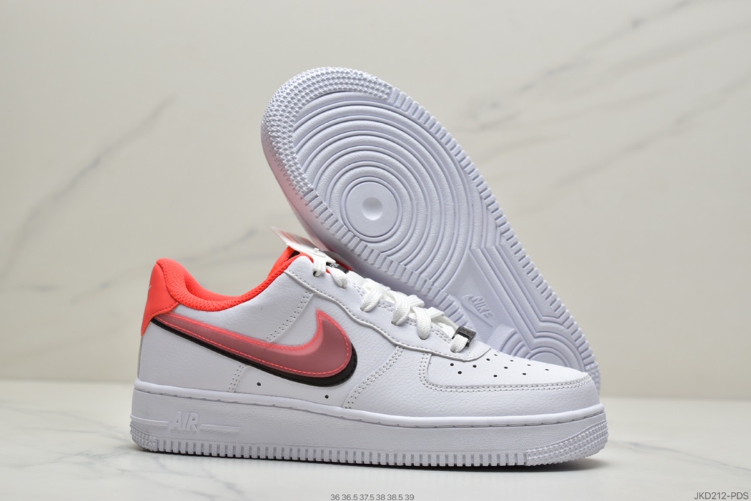 160 耐克Nike Air Force1 Low White pink blue “3D眼镜红蓝粉”CW1574-100