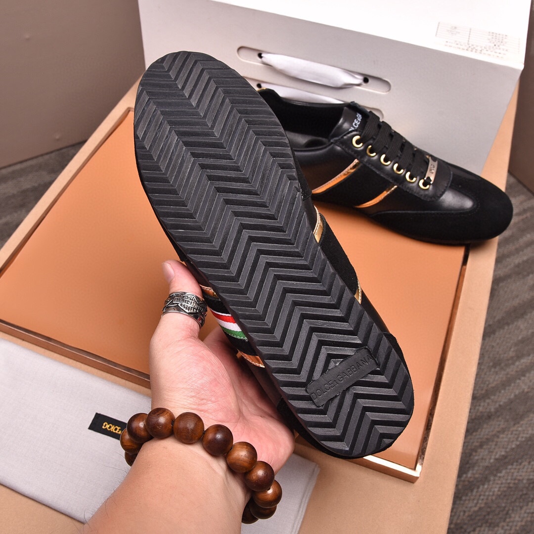 precio de fábrica "DOLCE & GABBANA [Dolce & Gabbana] de alta calidad . Low-top casual DG zapatos de 