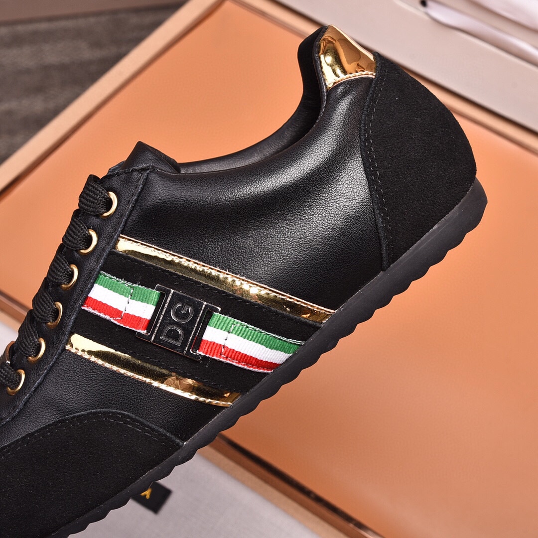 precio de fábrica "DOLCE & GABBANA [Dolce & Gabbana] de alta calidad . Low-top casual DG zapatos de 