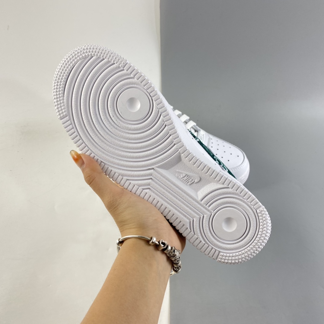 P200  NIKE Air Force 1’07 Low 白绿腰果花板鞋 DH4406-102