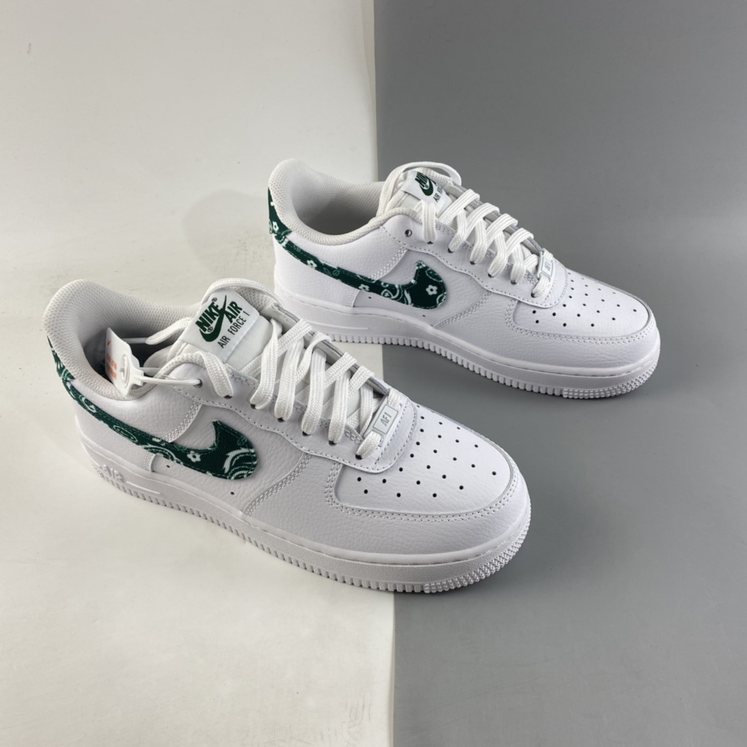 P200  NIKE Air Force 1’07 Low 白绿腰果花板鞋 DH4406-102